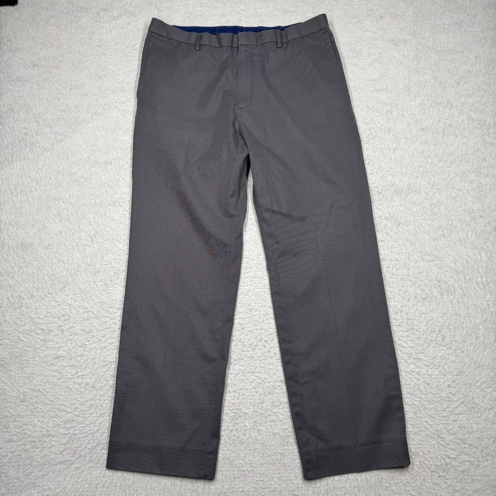 Banana Republic Dress Chino‎ Pants Non Iron Modern Slim Fit Gray Men's 35x32